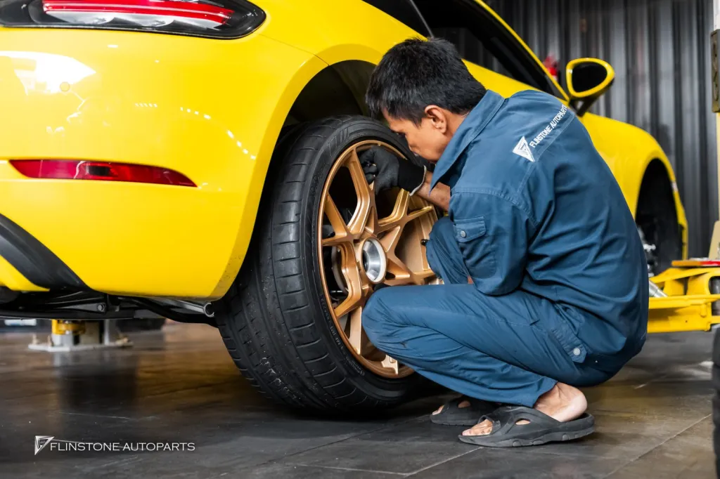 Porsche 718 CaymanS ล้อ ฟิล์ม
