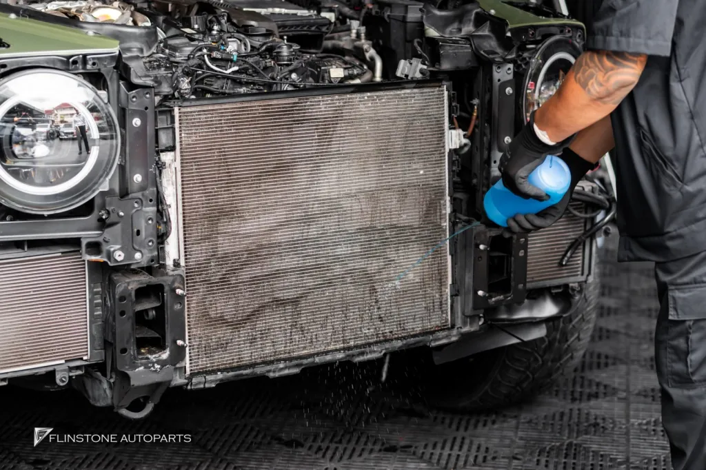 Mercedes Benz Gclass radiator flush