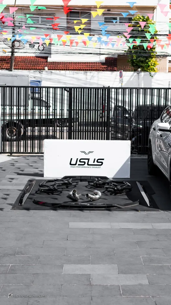Maserati levante ล้อ Center lock Usus Downpipe Usus พาร์ทคาร์บอน Maxton Design กล่องจูน