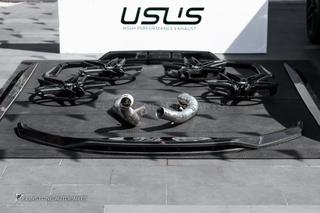 Maserati levante ล้อ Center lock Usus Downpipe Usus พาร์ทคาร์บอน Maxton Design กล่องจูน