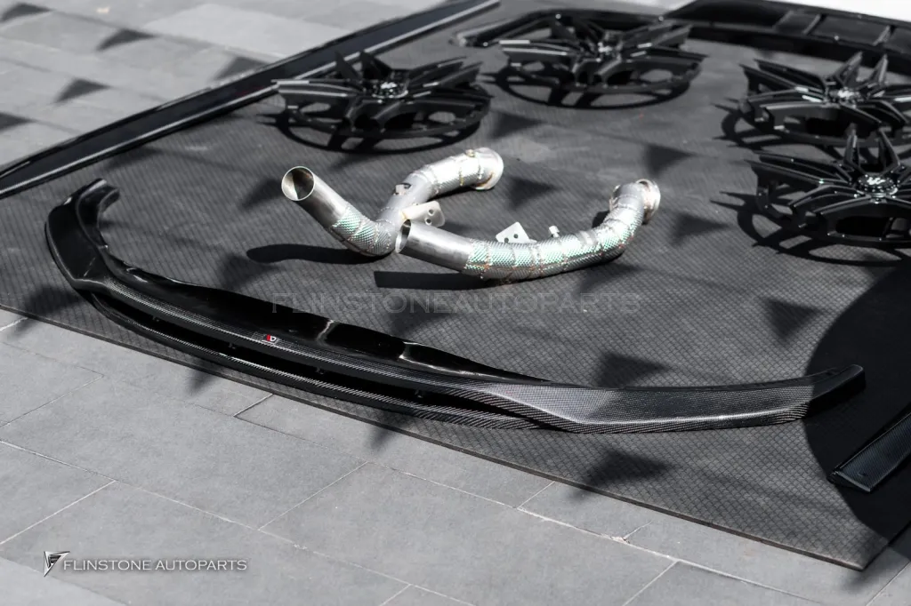 Maserati levante ล้อ Center lock Usus Downpipe Usus พาร์ทคาร์บอน Maxton Design กล่องจูน