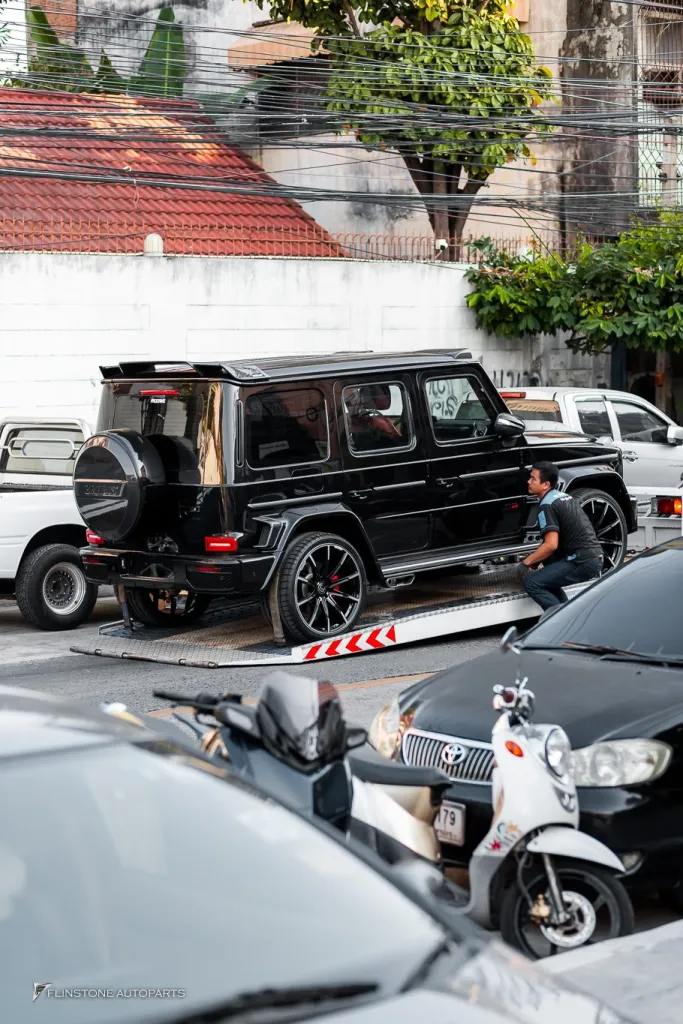 Mercedes Benz Gclass Exhaust Pipe Akrapovic — Slide