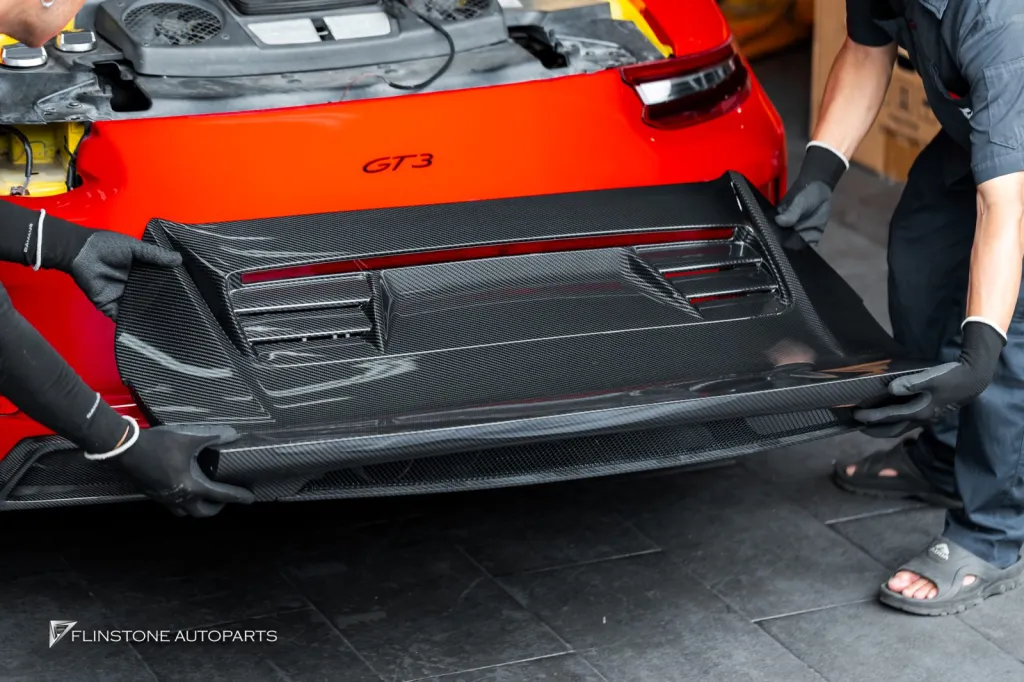 Porsche 991 ไฟหน้า Pdls พาร์ทคาร์บอนรอบคัน Usus