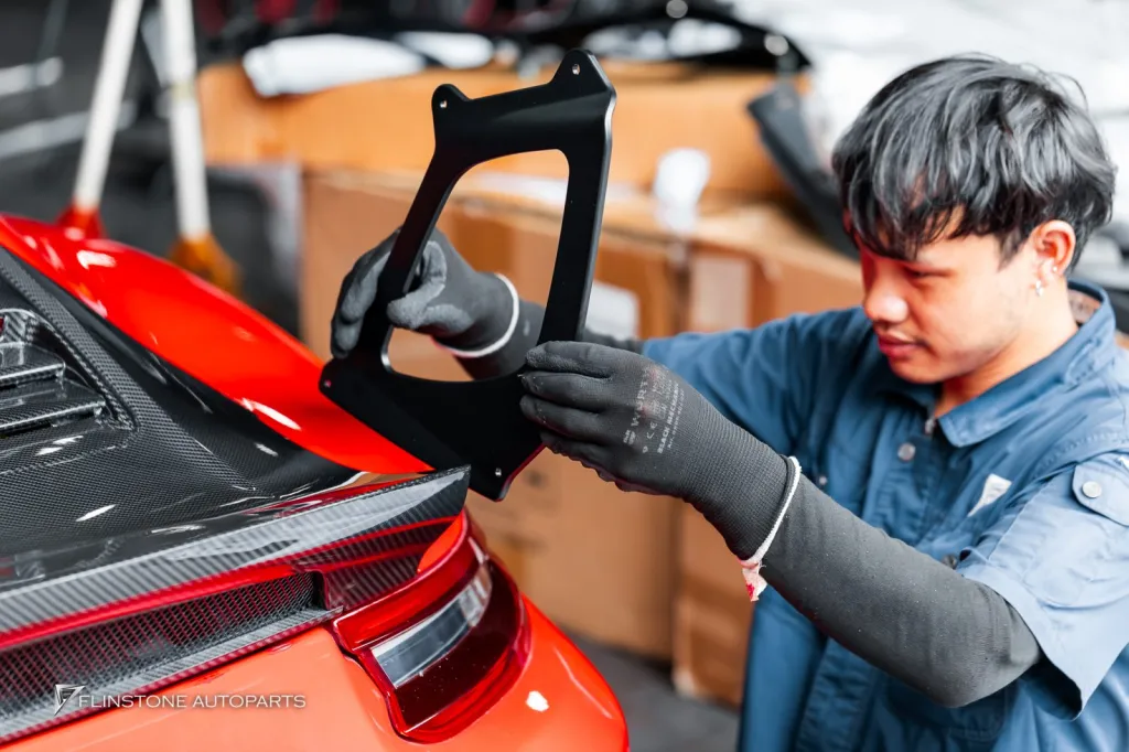 Porsche 991 ไฟหน้า Pdls พาร์ทคาร์บอนรอบคัน Usus