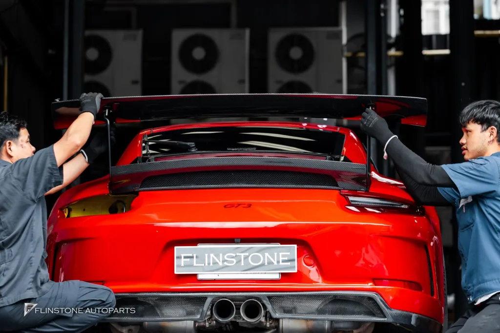 Porsche 991 ไฟหน้า Pdls พาร์ทคาร์บอนรอบคัน Usus