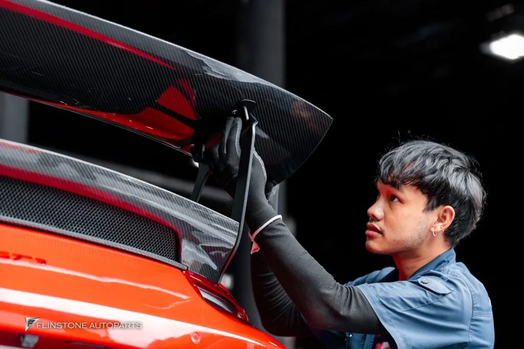 Porsche 991 ไฟหน้า Pdls พาร์ทคาร์บอนรอบคัน Usus