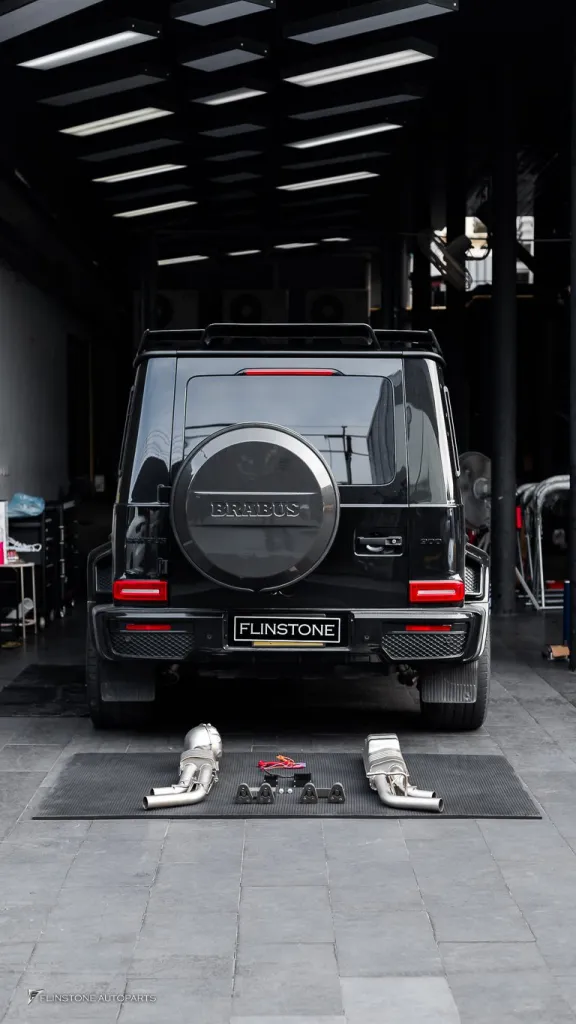 Mercedes Benz Gclass Exhaust Pipe Active Sound