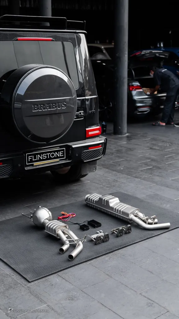 Mercedes Benz Gclass Exhaust Pipe Active Sound