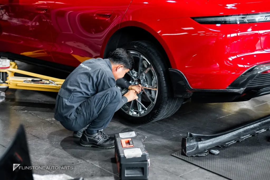 Porsche Taycan GTS 碳纤维部件轮毂 Techart