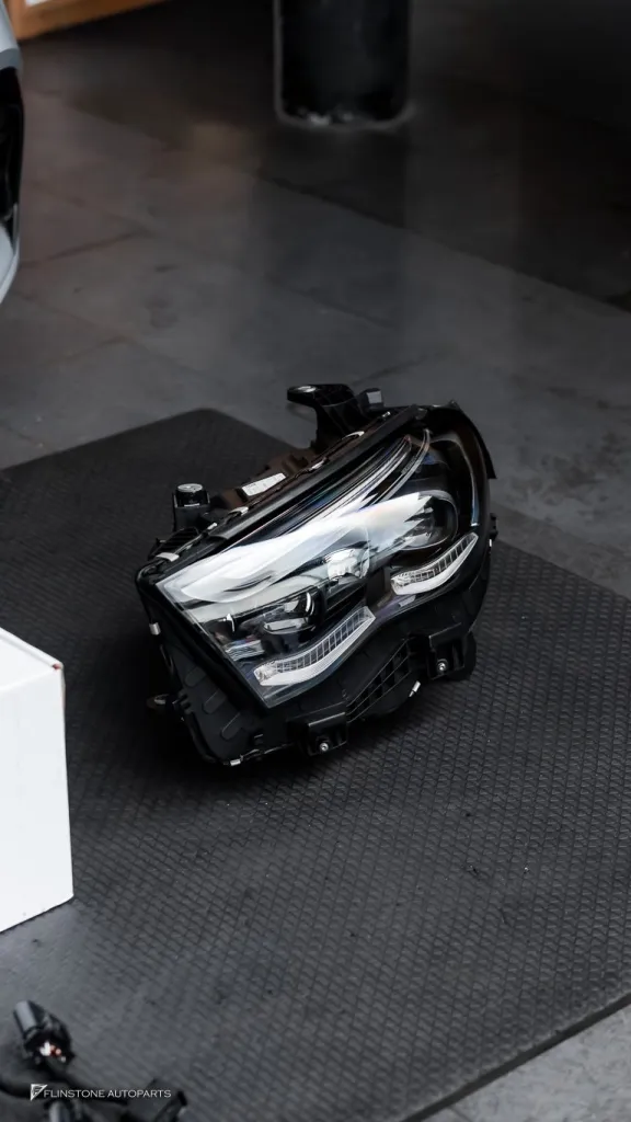 Mercedes Benz W214 ไฟหน้าแท้ กระจกคาร์บอน Usus