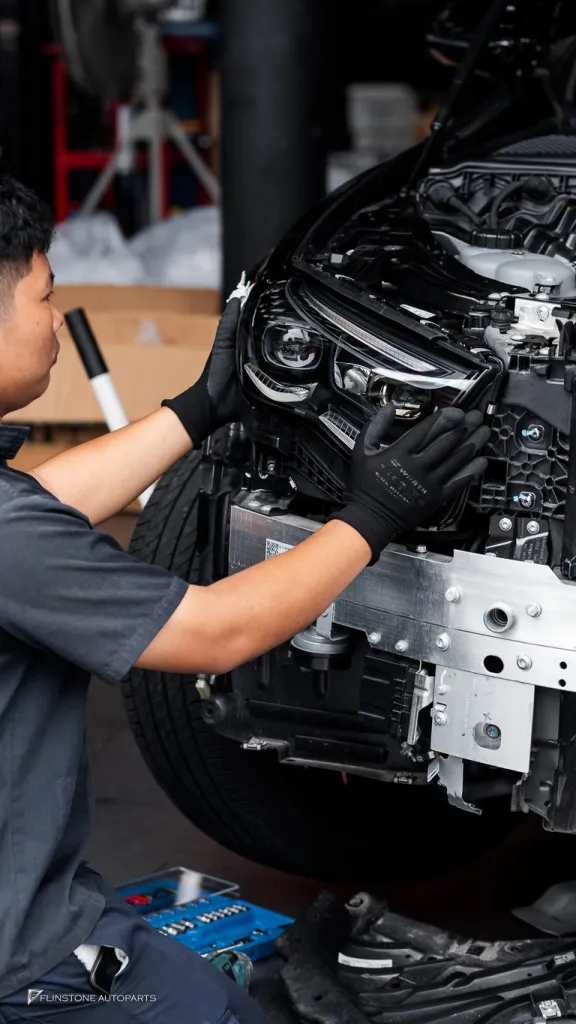 Mercedes Benz W214 ไฟหน้า Digital แท้
