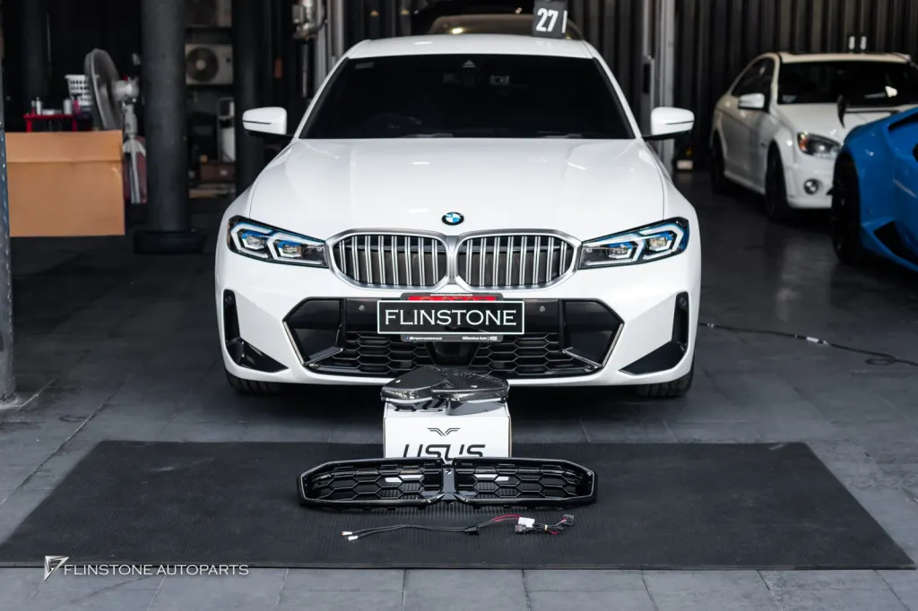 BMW G20 กระจังหน้า LED กระจก Usus