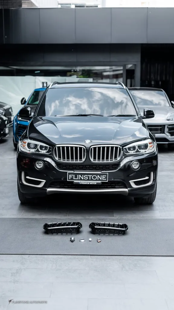 BMW X5 Grille key frame Gear Knob crystal buttons