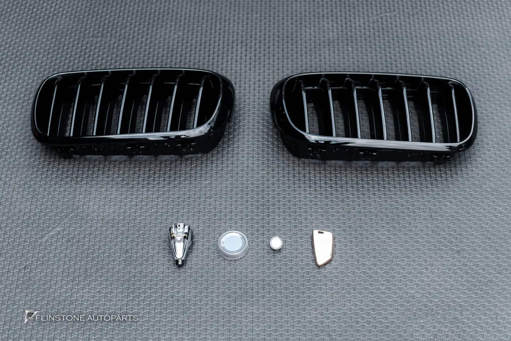 BMW X5 Grille key frame Gear Knob crystal buttons