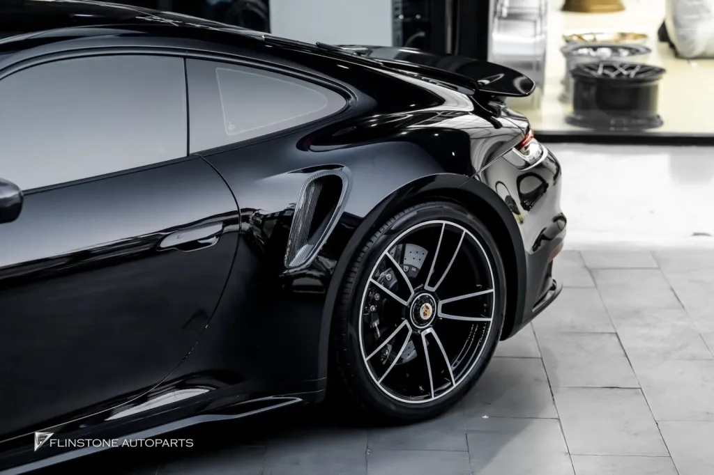 Porshce 992 TurboS ช่องลมคาร์บอน กระจก Usus กรอบป้าย
