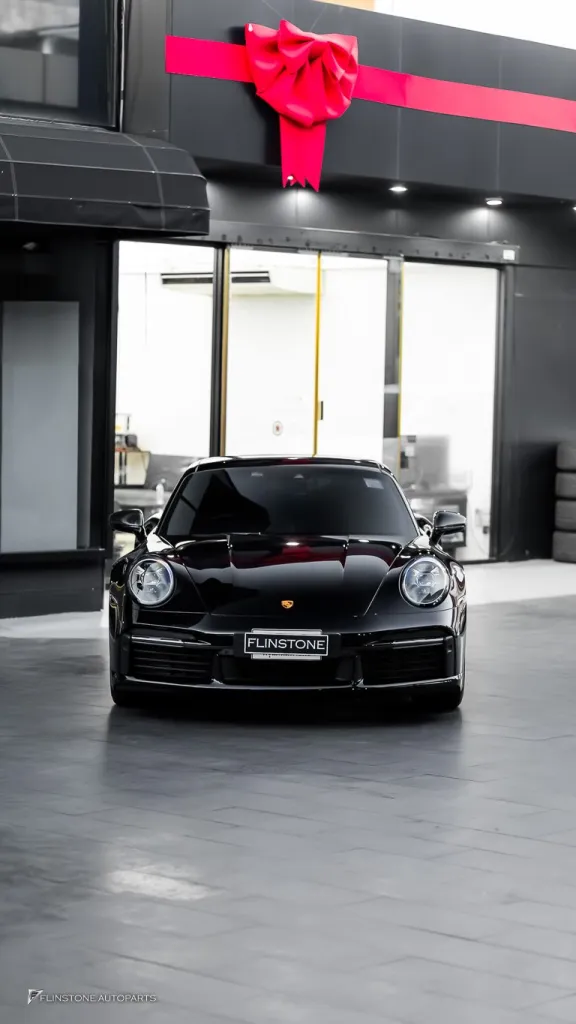 Porshce 992 TurboS ช่องลมคาร์บอน กระจก Usus กรอบป้าย
