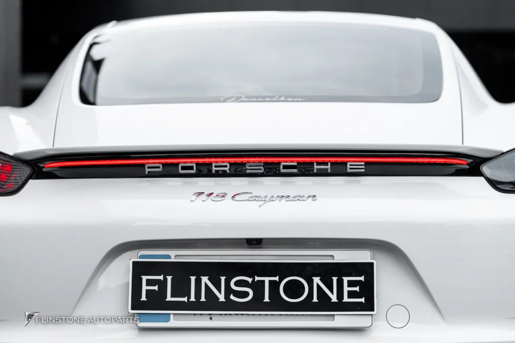 Porsche 718 Caymen Tail Lights Exhaust Tips