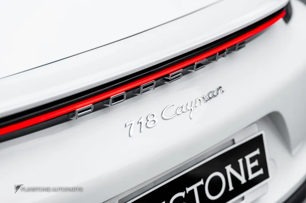 Porsche 718 Caymen Tail Lights Exhaust Tips