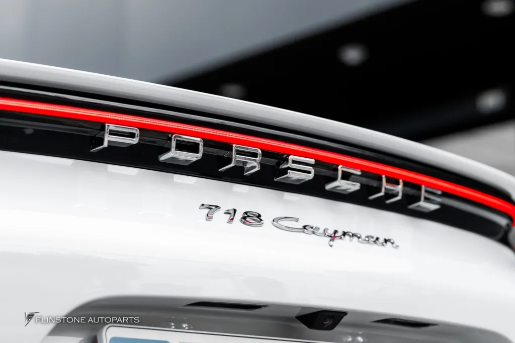 Porsche 718 Caymen Tail Lights Exhaust Tips