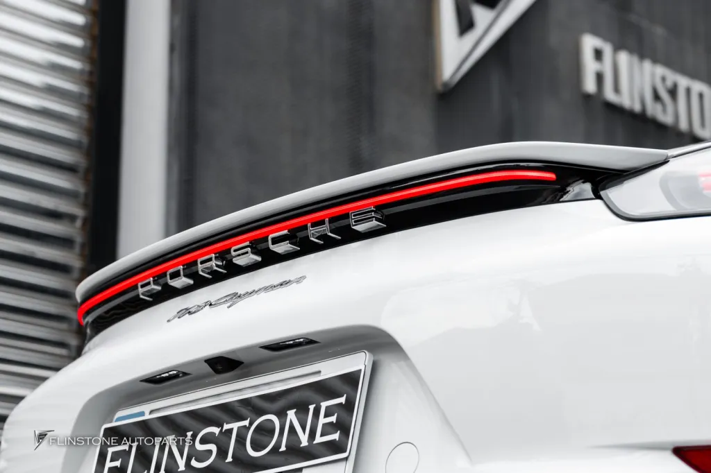 Porsche 718 Caymen Tail Lights Exhaust Tips