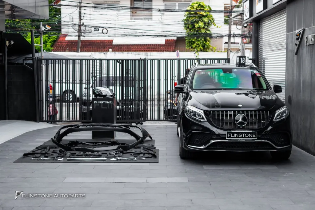 Mercedes Benz ML 前保险杠部件套装 GLE 63 大灯 1 灯