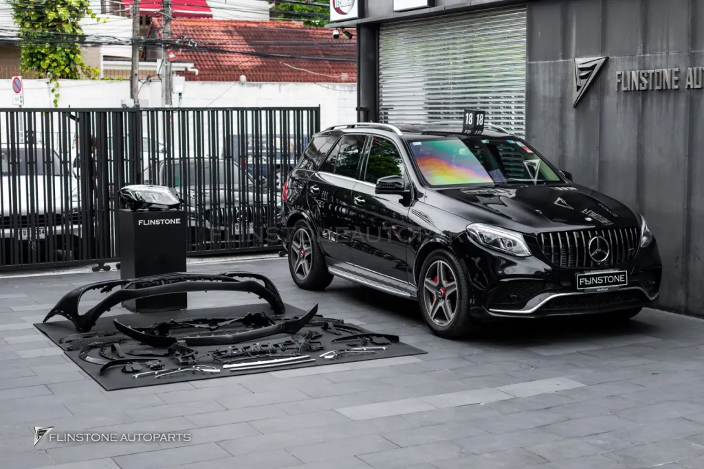 Mercedes Benz ML 前保险杠部件套装 GLE 63 大灯 1 灯